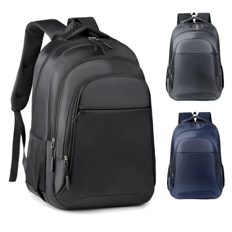 Mochila com Alças Acolchoadas e Bolsos Laterais — Ideal para Trabalho, Escola e Viagem