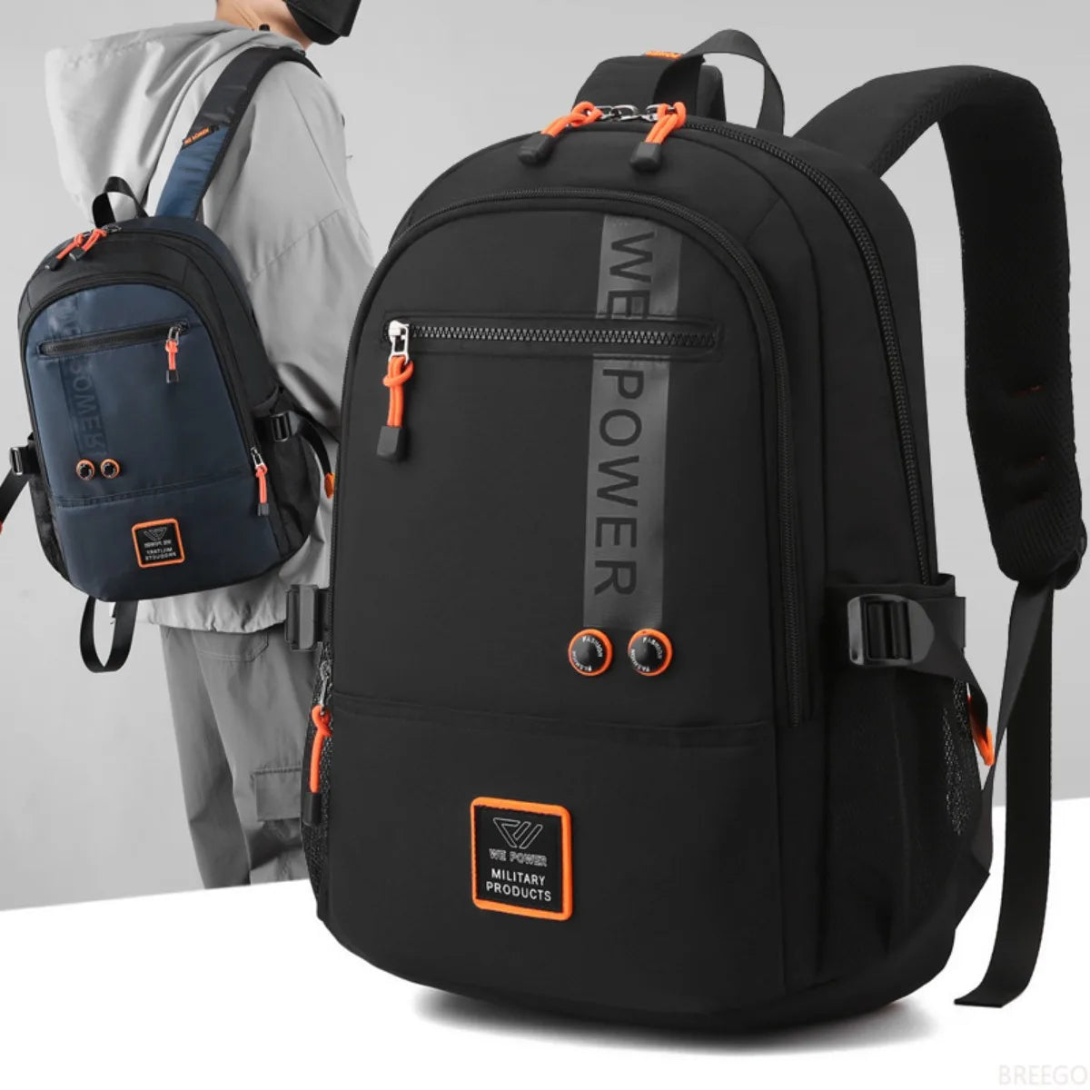 Mochila Masculina Impermeável Ideal para Trabalho, Escola e Viagem