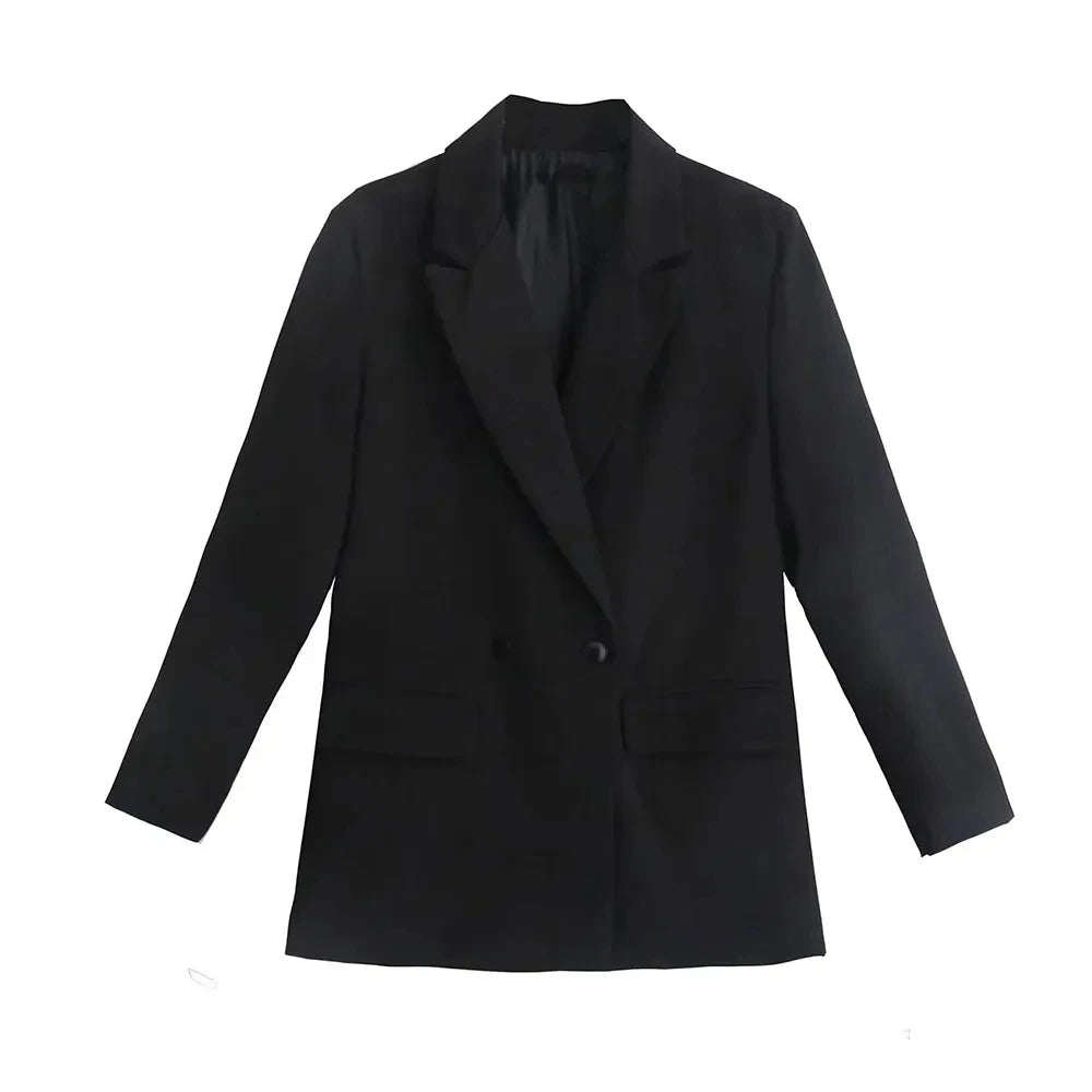 Blazer Feminino Alfaiataria Oversized Elegante - Chiara