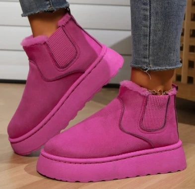 Bota Forrada Feminina Solado Antiderrapante AnnyConfort