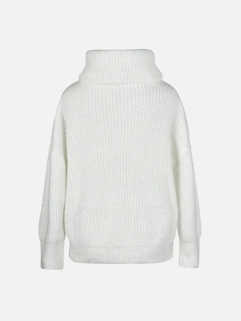 Suéter Feminino Gola Alta Isadora - Elegância e Conforto Inverno