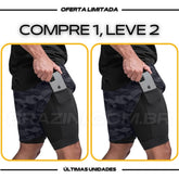 Shorts Dry-Fit™ de Compressão Sellina - COMPRE 1 LEVE 2