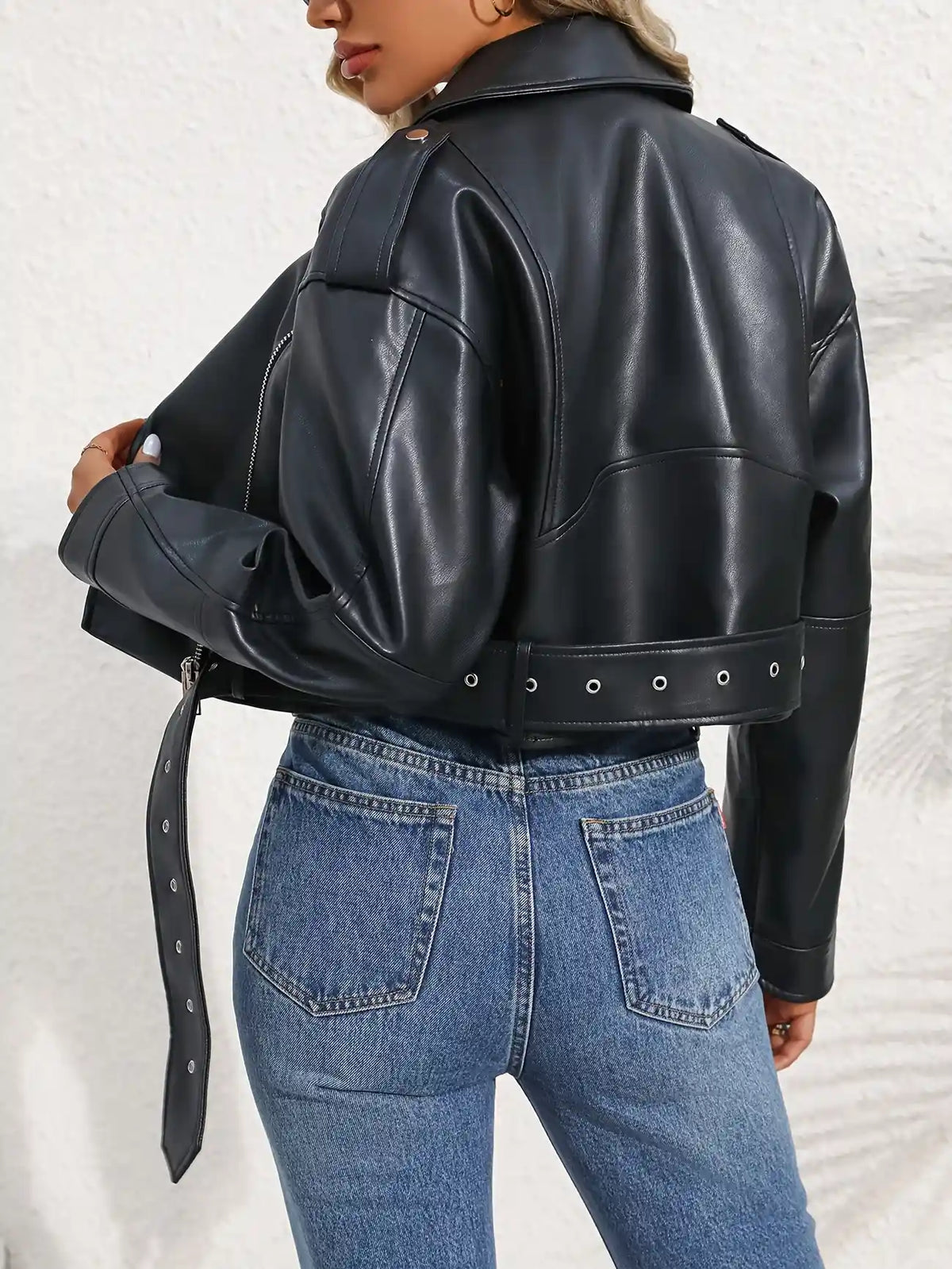 Jaqueta Feminina em Couro Premium SL084