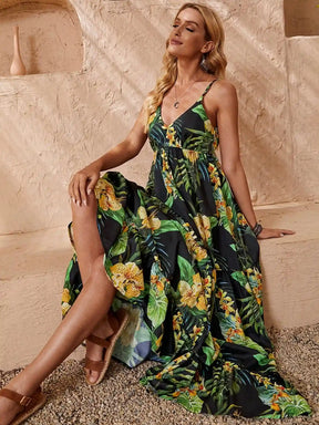 Vestido Longo Floral Essence