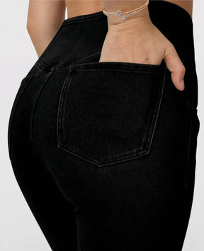 Calça Feminina Cintura Alta Cruzada