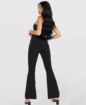 Calça Feminina Cintura Alta Cruzada