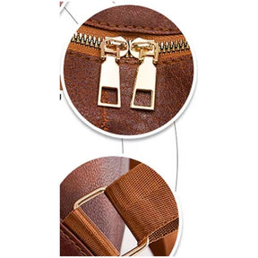 Mochila Feminina de Couro Córsega