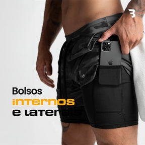 Shorts Dry-Fit™ de Compressão Sellina - COMPRE 1 LEVE 2