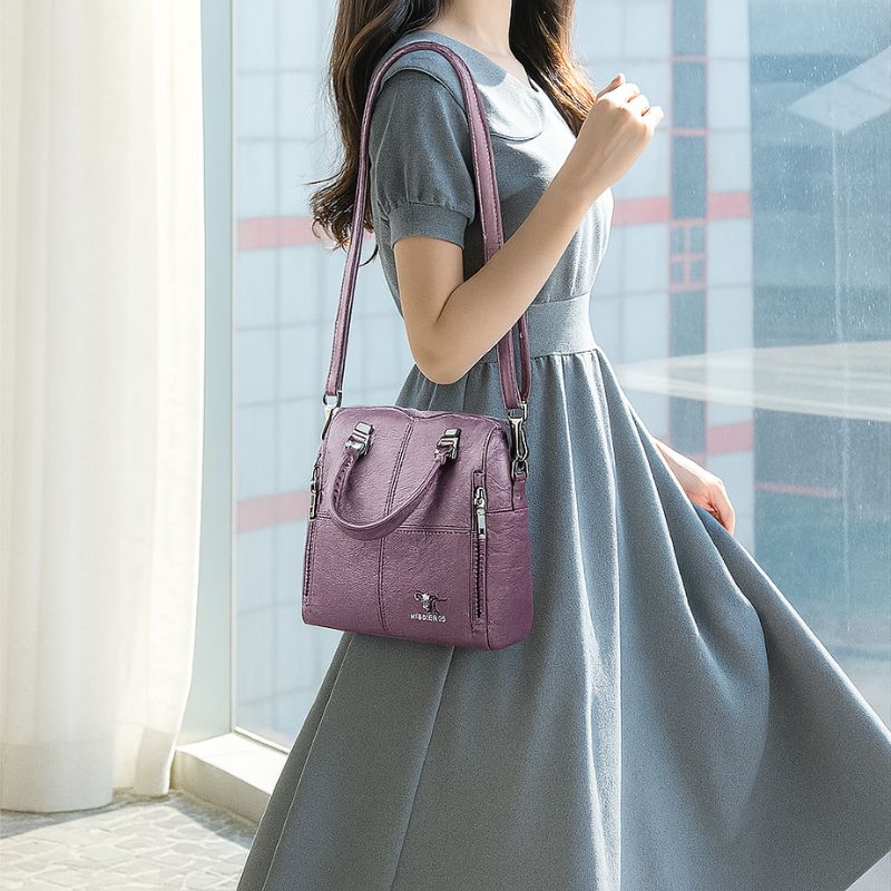 Mochila e Bolsa de Ombro Versátil Feminina Vanessa