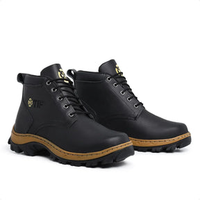 Bota Coturno Masculina com Design Robusto Estilo Sofisticado - (Promoção de Inverno 2025)