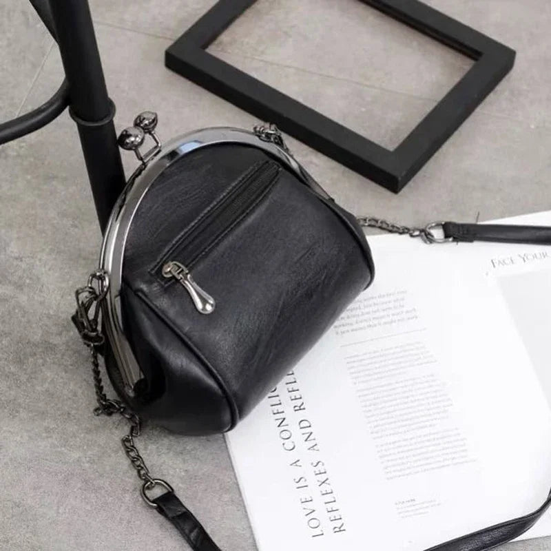 Bolsa Feminina Vintage Retro em Couro - Scarlet