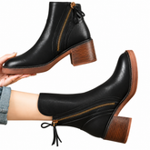 Bota de Couro Casual Brooklyn