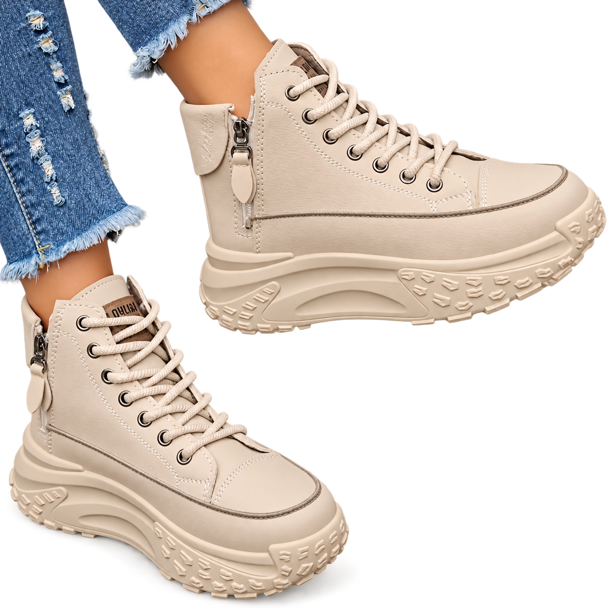 Tênis Plataforma Feminino Sellina – Altura, Conforto e Estilo em um Só