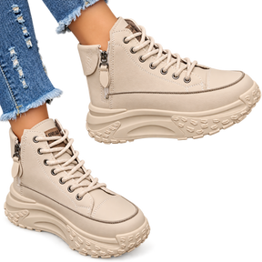 Tênis Plataforma Feminino Sellina – Altura, Conforto e Estilo em um Só