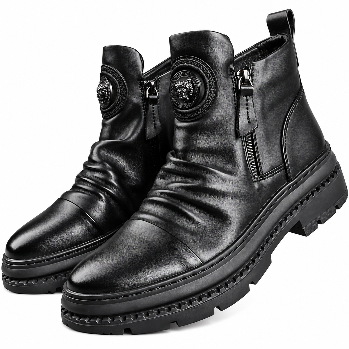 Bota Masculina Cano Alto com Zíper Lateral - (Promoção de Inverno 2026)