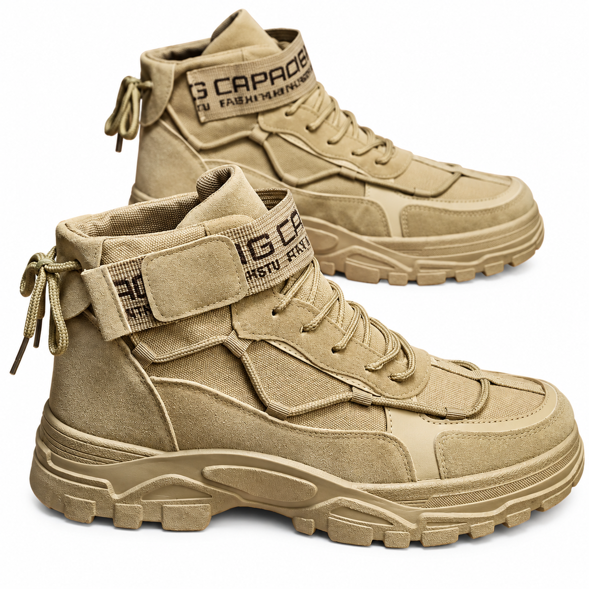 Bota de Couro Inverno Masculina Military Resistente