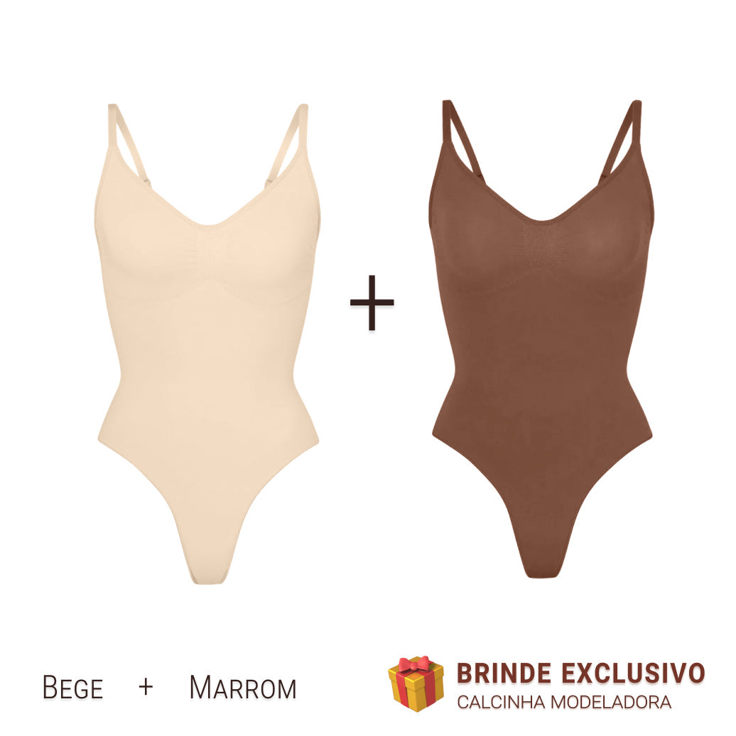 Body Modelador - Up Shaper - Compre 1 Leve 2 + Brinde Calcinha Modeladora