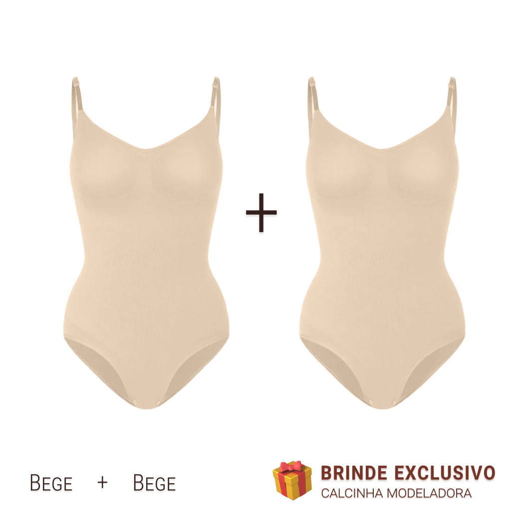 Body Modelador - Up Shaper - Compre 1 Leve 2 + Brinde Calcinha Modeladora