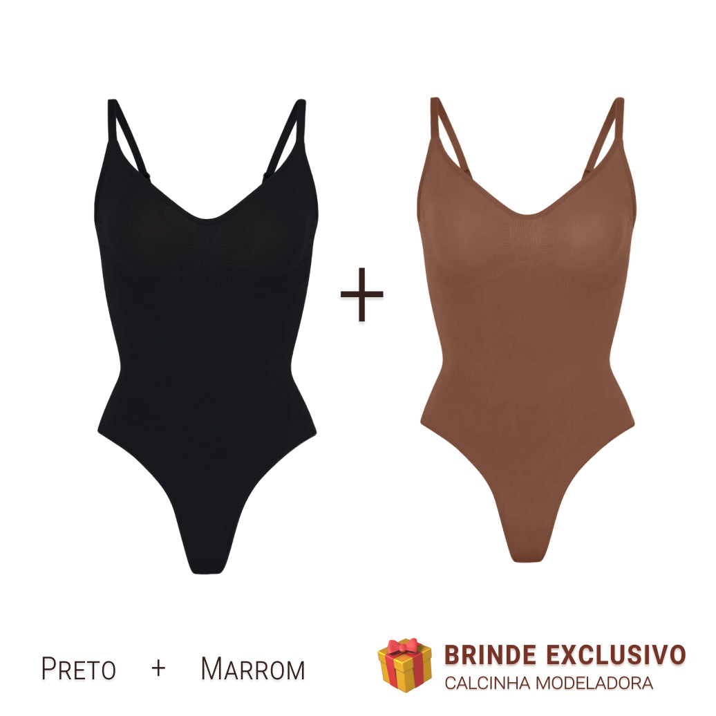 Body Modelador - Up Shaper - Compre 1 Leve 2 + Brinde Calcinha Modeladora