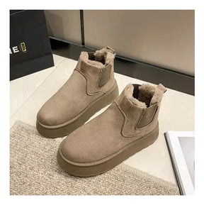 Bota Forrada Feminina Solado Antiderrapante AnnyConfort