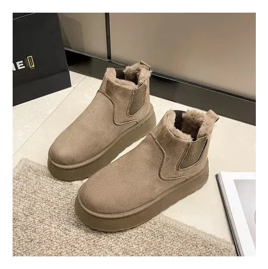 Bota Forrada Feminina Solado Antiderrapante AnnyConfort