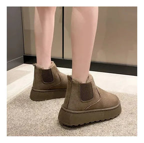 Bota Forrada Feminina Solado Antiderrapante AnnyConfort