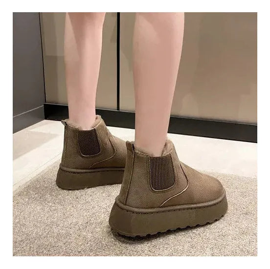 Bota Forrada Feminina Solado Antiderrapante AnnyConfort