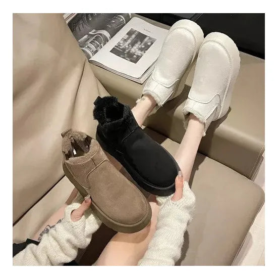 Bota Forrada Feminina Solado Antiderrapante AnnyConfort