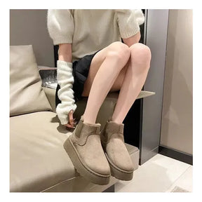 Bota Forrada Feminina Solado Antiderrapante AnnyConfort