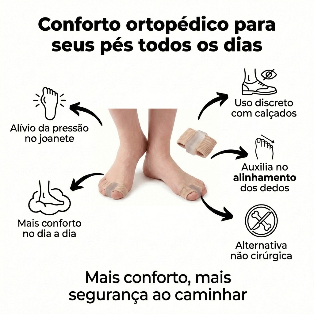 Corretor Ortopédico de Joanete - Sellina foot