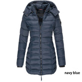 Casaco Feminino de Inverno com Capuz e Zíper - Acolhedor, Elegante e Leve - (Promoção de Inverno 2025)