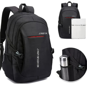 Mochila Masculina em Oxford Impermeável para Laptop e Viagem Estilo Casual e Escolar