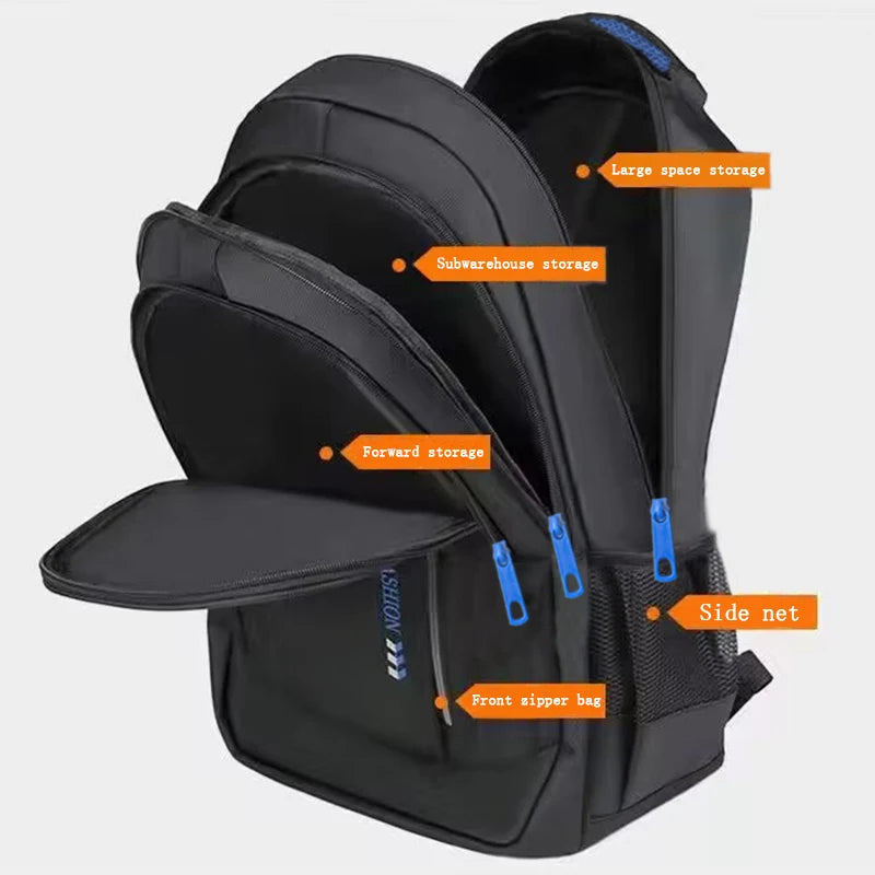 Mochila Escolar Feminina Cor Sólida com Alças Duplas