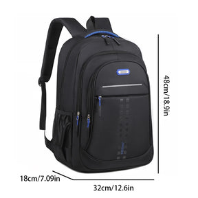Mochila Unissex Impermeável com Design Executivo para Viagem, Lazer e Uso Escolar