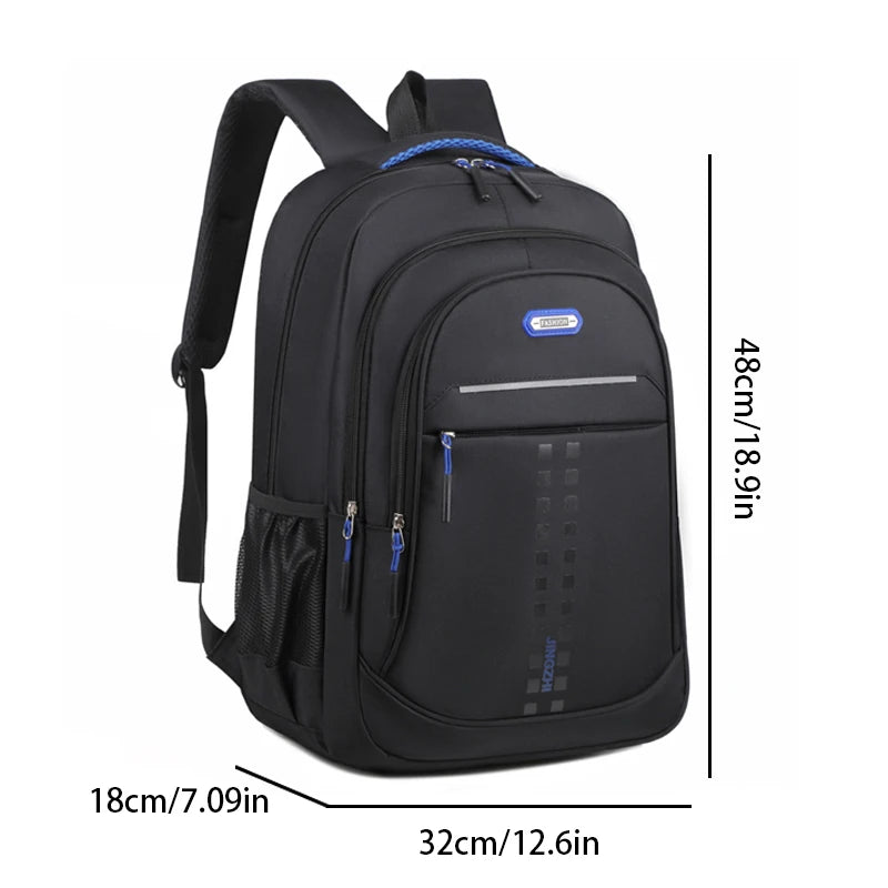 Mochila Unissex Impermeável com Design Executivo para Viagem, Lazer e Uso Escolar