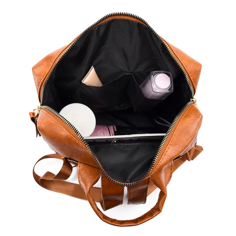 Mochila Feminina de Couro Placência