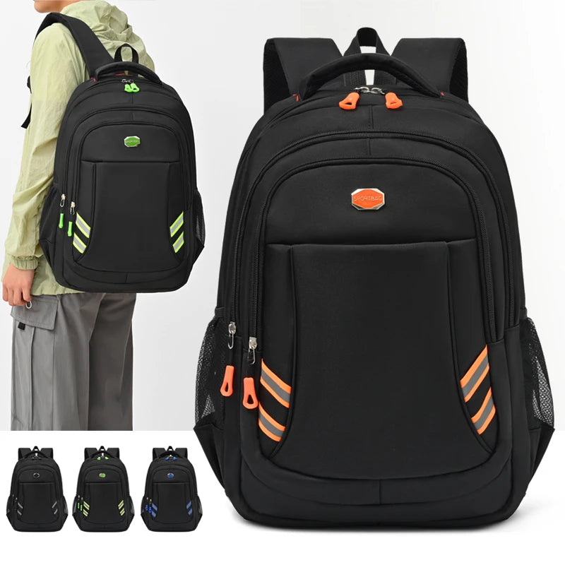 Mochila Unissex Leve para Viagem e Negócios com Alças Ajustáveis e Múltiplos Compartimentos para Uso Diário