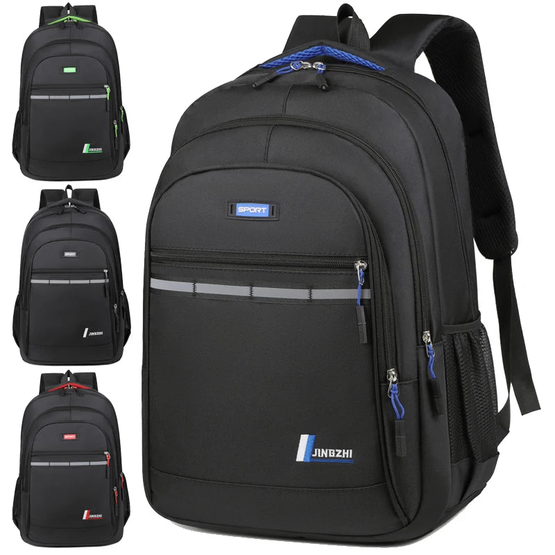 Mochila Unissex Casual de Grande Capacidade com Compartimento para Notebook 16”