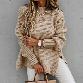 Suéter Feminino de Tricô Oversized – Conforto e Estilo para o Inverno