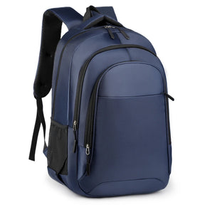 Mochila com Alças Acolchoadas e Bolsos Laterais — Ideal para Trabalho, Escola e Viagem