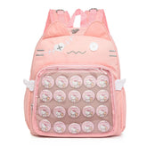 Mochila Escolar Feminina Transparente