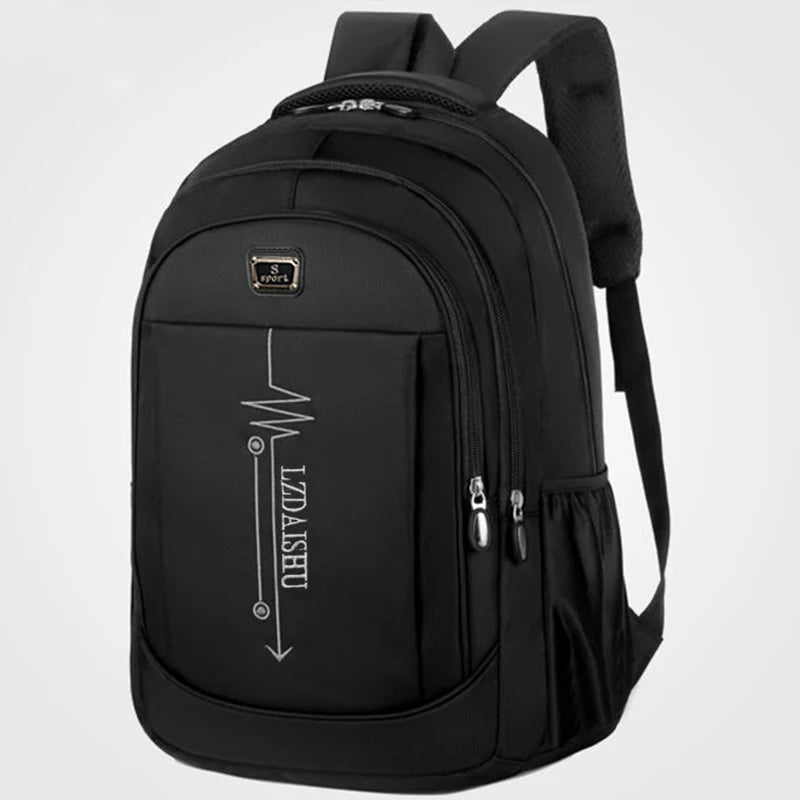 Mochila Masculina Casual de Negócios com Compartimento para Laptop Grande Capacidade