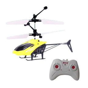 Mini Drone RC Recarregável com Controle Remoto e Proteção Contra Quedas - Promoção mês das crianças