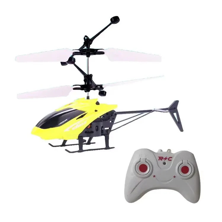 Mini Drone RC Recarregável com Controle Remoto e Proteção Contra Quedas - Promoção mês das crianças