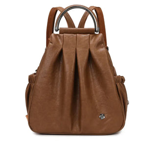 Mochila Couro Feminina Tipo Saco Angélica