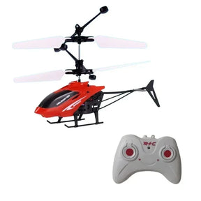Mini Drone RC Recarregável com Controle Remoto e Proteção Contra Quedas - Promoção mês das crianças