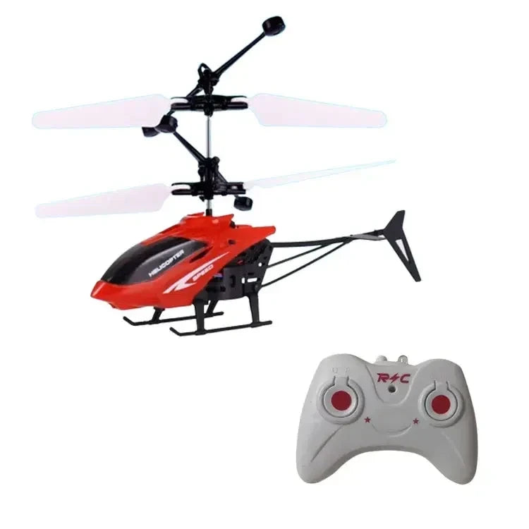 Mini Drone RC Recarregável com Controle Remoto e Proteção Contra Quedas - Promoção mês das crianças