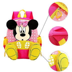 Mochila Escolar Infantil MM com Múltiplos Bolsos Modelo Unissex