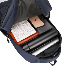 Mochila Unissex Casual de Grande Capacidade para Notebook e Viagem