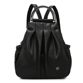 Mochila Couro Feminina Tipo Saco Angélica